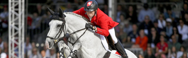 Martin Fuchs SUI with Clooney 51 during the Longines FEI Jumping European Championship EM Europame Martin Fuchs SUI with Clooney 51 during the Longines FEI Jumping European Championship, EM, Europameisterschaft 2019 on August 23 2019 in Rotterdam, Netherlands. NOxTHIRDxPARTYxSALES. PUBLICATIONxINxGERxSUIxAUTxHUNxONLY (110371222) 