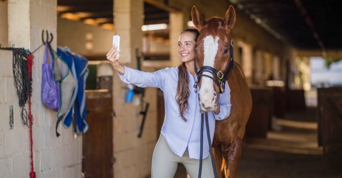 Female vet taking selfie with horse in stable Model Released Property Released xkwx 20s, You Female vet taking selfie with horse in stable Model Released Property Released xkwx 20s, Young Adult, Woman, Female, Caucasian, Vet, Using, Mobile Phone, Standing, Horse, Stable, Animal, Loving, Domestic Animal, Veterinarian, Beautiful, Medical, Professional, Specialist, Job, Check Up, Working, One Animal, Mammal, Livestock, Herbivorous, Paddock, Equestrian Center, Care, Together, Occupation, Selfie, Photographing, Happy, Smiling, Toothy Smile, Smartphone, Wireless Technology, Phone, Holding, Communication, Connection, Wireless, Cellphone, Technology, Uniform, Indoors 