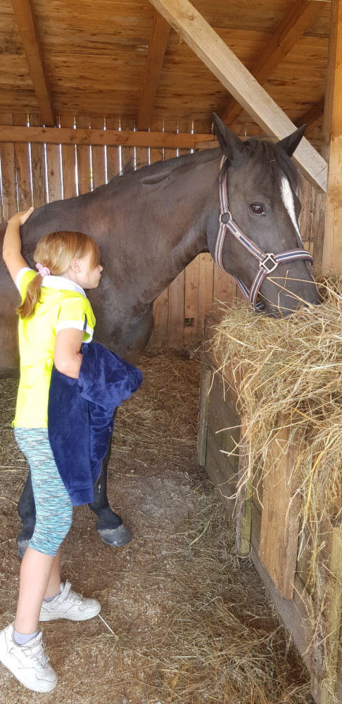 Annalena mit ihrer Lady Diamond